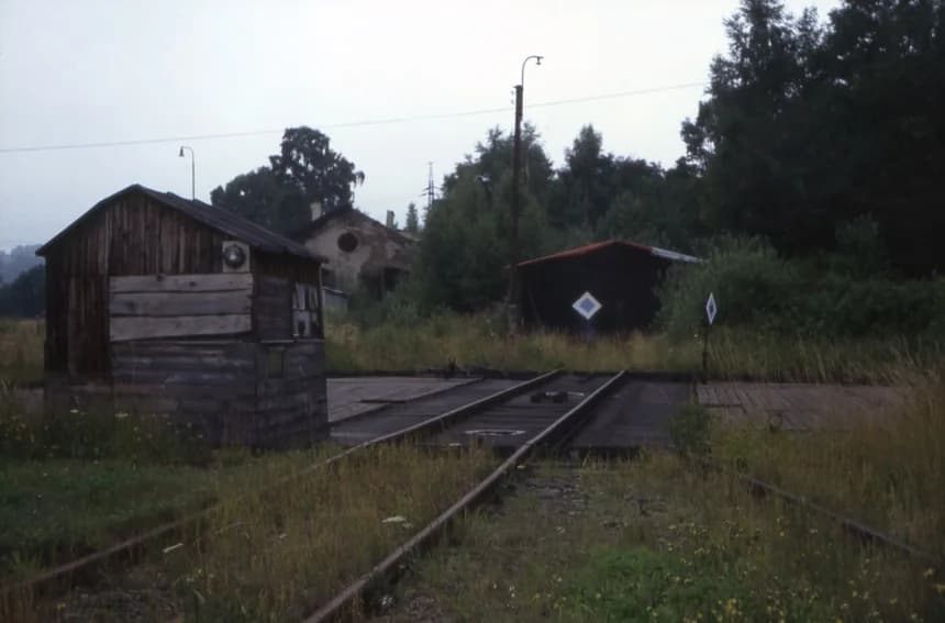 Drehscheibe Weipert, 1993 — Aufnahme 1. Foto: Volkmar Richter