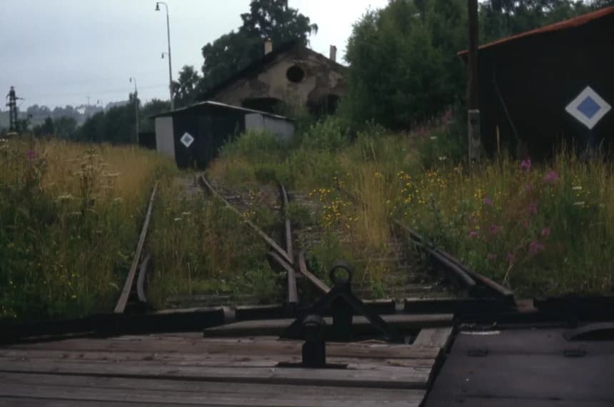 Drehscheibe Weipert, 1993 — Aufnahme 3. Foto: Volkmar Richter